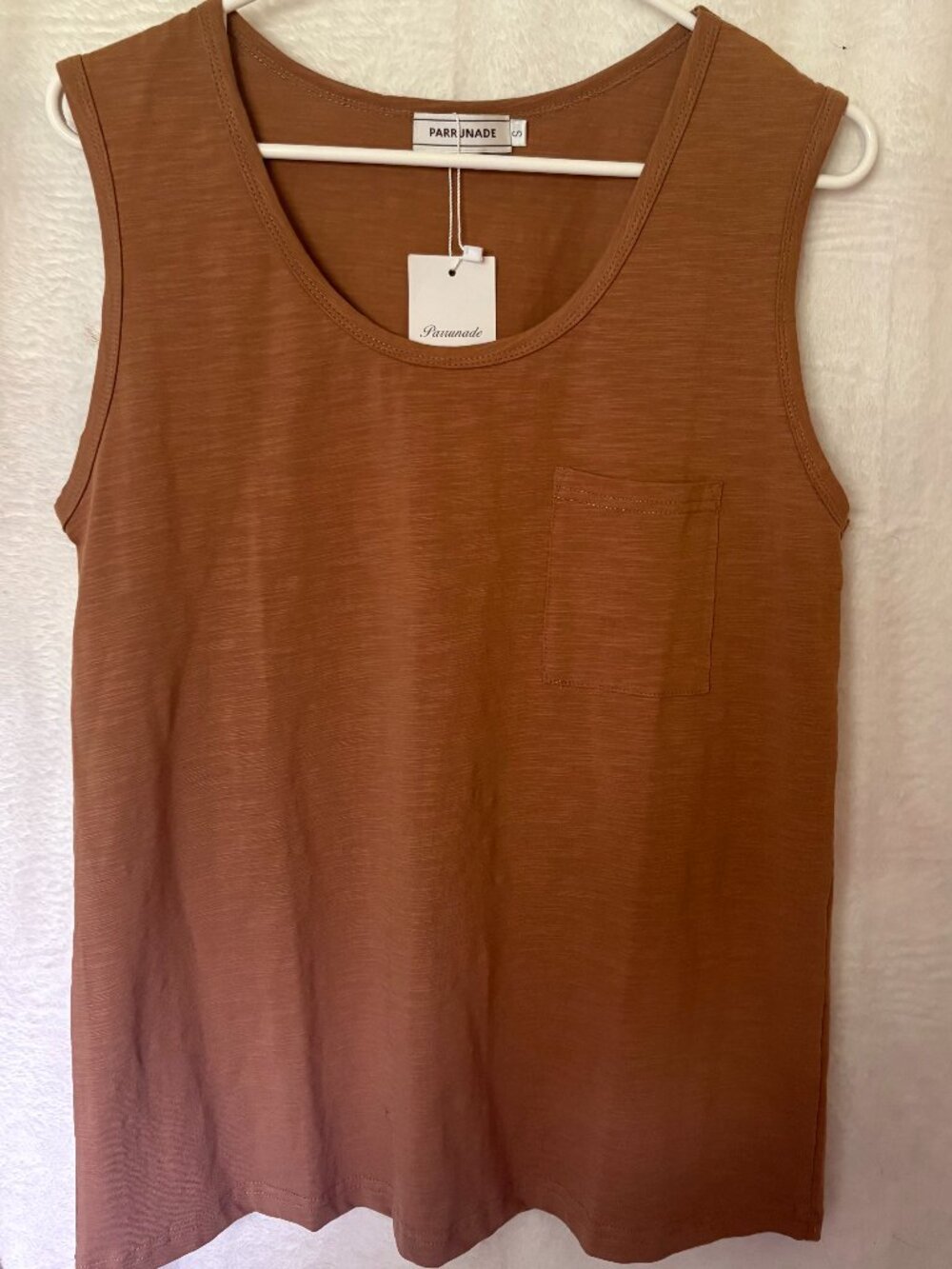 Parrunade NWT sleeveless brown tank top